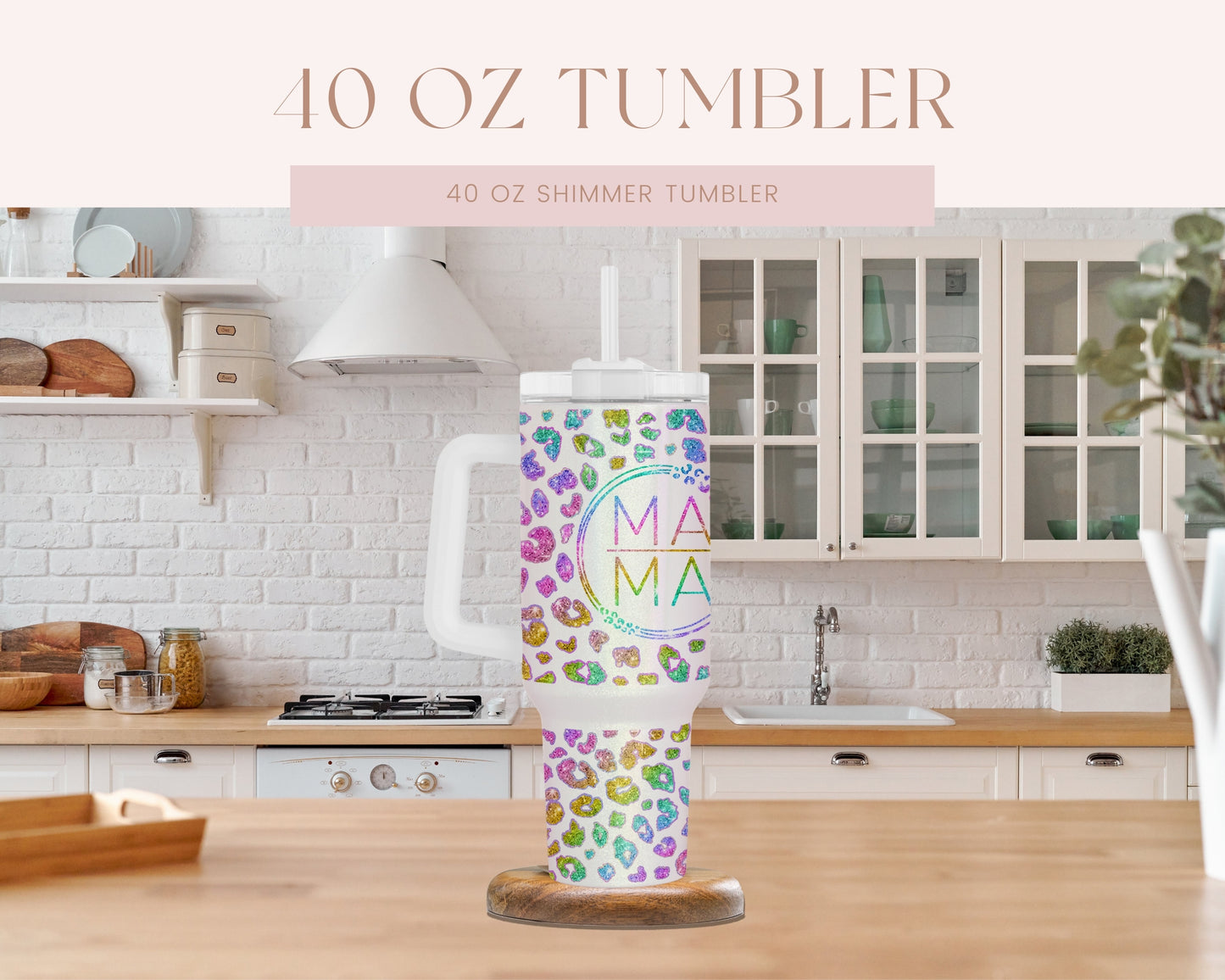 Mama Holographic 40 oz Tumbler