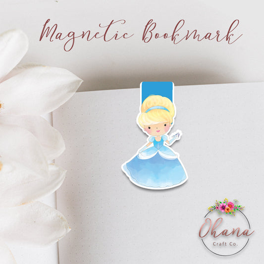 Cinderella Inspired Magnetic Bookmark