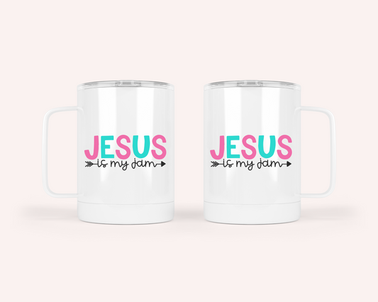 Jesus is my Jam Metal Camp Coffee Mug