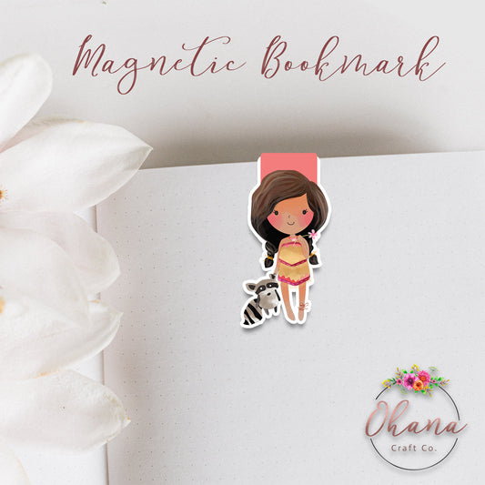 Pocahontas Inspired Magnetic Bookmark
