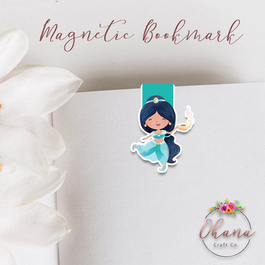 Jasmine Aladdin Inspired Magnetic Bookmark