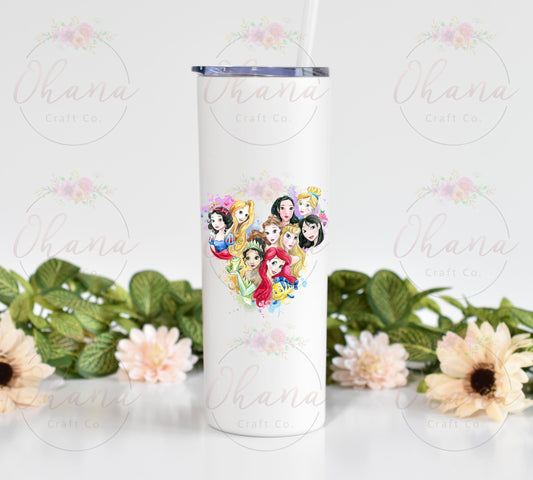 Princess Mouse 20 oz Tumbler with Straw