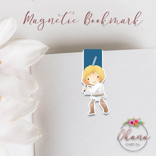 Luke Skywalker Star Wars Inspired Magnetic Bookmark