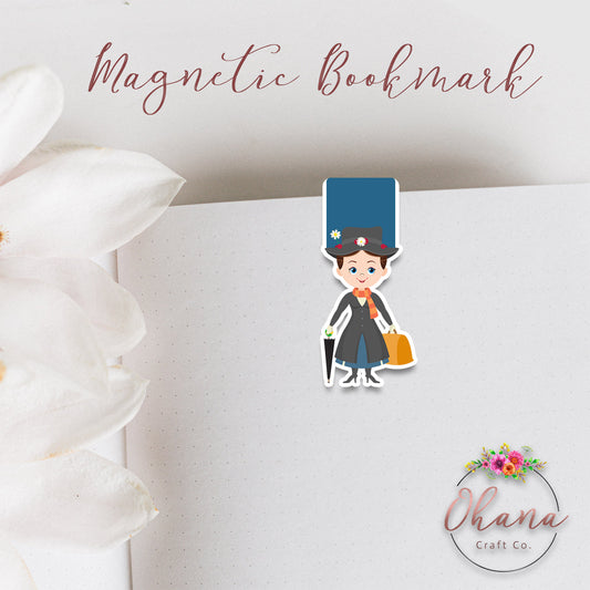 Mary Poppins Inspired Magnetic Bookmark