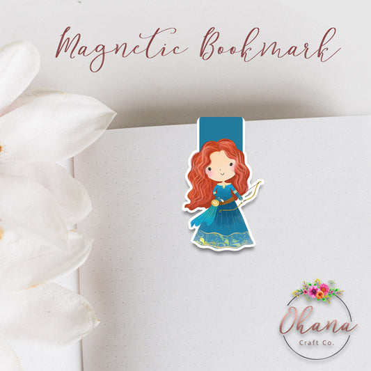 Merida Brave Inspired Magnetic Bookmark