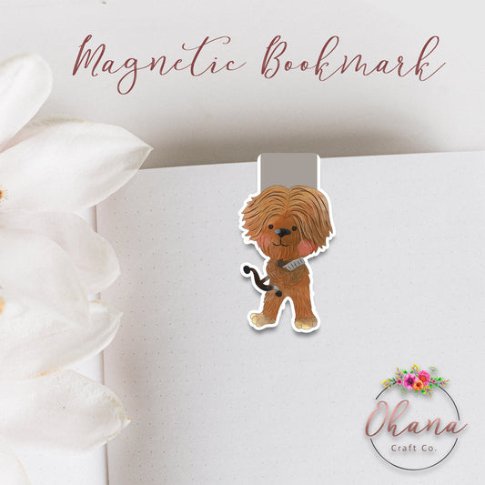 Chewie Chewbacca Star Wars Inspired Magnetic Bookmark