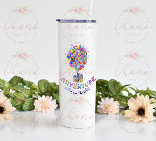 Up Adventure is Out There 20 oz Tumbler with Straw