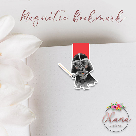 Darth Vader Star Wars Inspired Magnetic Bookmark