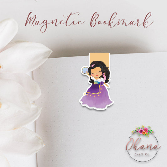 Esmeralda Notre Dame Inspired Magnetic Bookmark